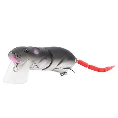 Produktbild: Maus-Ratten-Angelköder, Künstlicher Köder, Maus-Süßwasser-Softbaits Barsche, Snakehead-Süßwasser-Softbaits, Dual-Haken, Tackle-Zubehör (A)