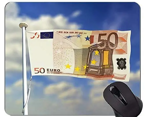 Produktbild: Mausunterlage mit Sperrkante, Dollar-Fahnen-Währungs-Mausunterlagen