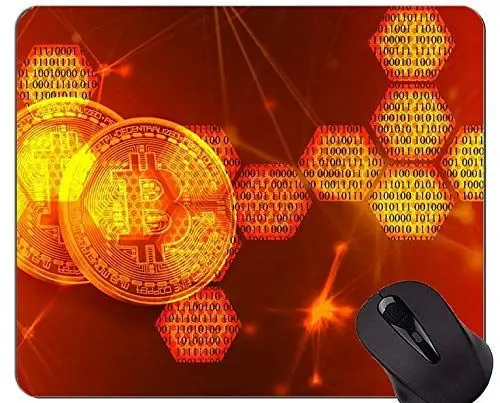 Produktbild: Mausunterlage personalisiert, Dollar Bitcoin Währungs-Mausunterlagen