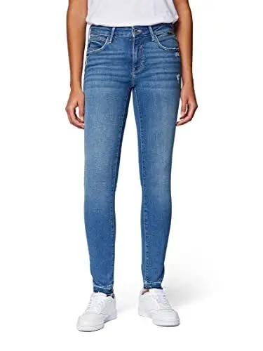 Produktbild: Mavi Damen Adriana Jeans, mid Distressed Glam, 24/30