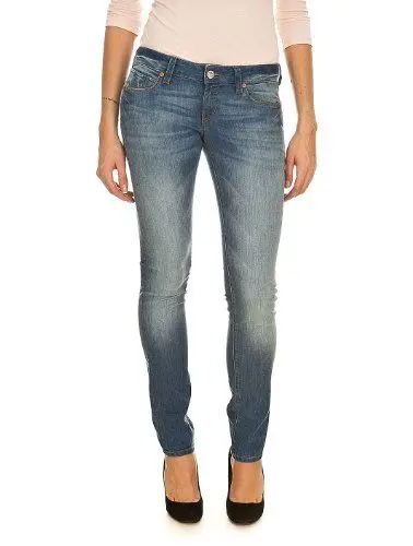 Produktbild: Mavi Damen Jeans Niedriger Bund LINDY·· lt true blue party str·· 1019715120, Gr. 27/32, Blau (15120 LINDY, lt true blue party str)
