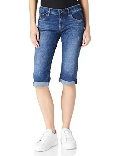 Produktbild: Mavi Damen Marina Jeans, mid Distressed Memory, 27W