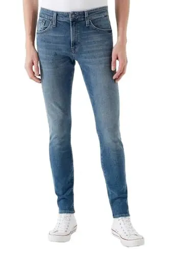 Produktbild: Mavi Herren Jeans - Skinny Fit Jeanshosen - Leo - Blau - 32/32