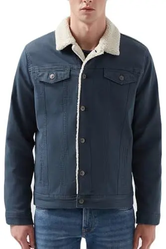 Produktbild: Mavi Herren Jeansjacke - Regular Fit - Blau - S
