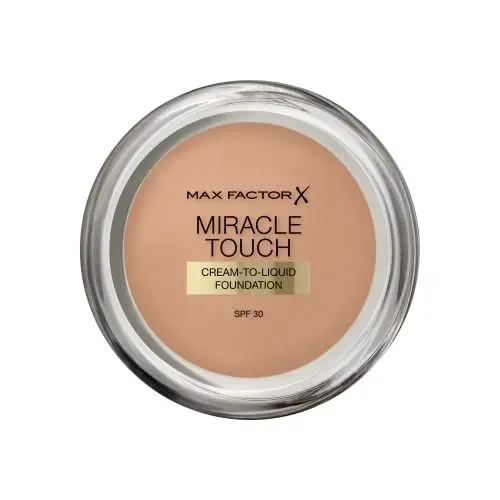 Produktbild: MAX FACTOR - Miracle Touch Foundation - Lightweight Cream To Liquid Formula - SPF 30 & Hyaluronic Acid - 80 Bronze