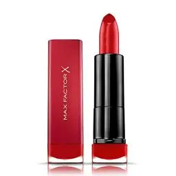 Produktbild: Max Factor Marilyn Monroe Ruby Red Lippenstift in klassischem Rot für jeden Teint – Langanhaltender, feuchtigkeitsspendender, roter Lippenstift mit starker Deckkraft