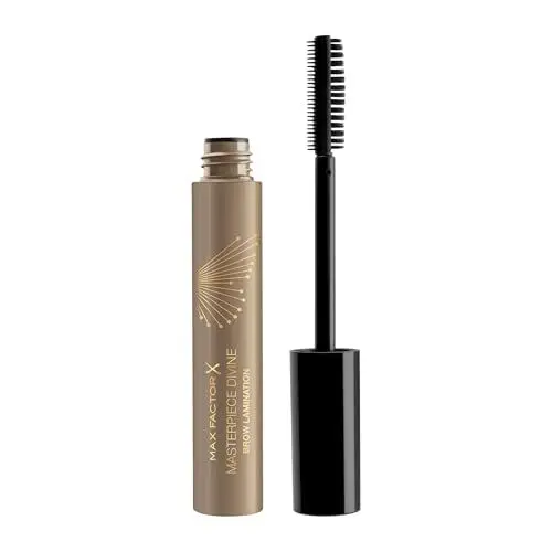 Produktbild: Max Factor Masterpiece Divine Brow Lamination Gel, Augenbrauengel mit pflegender Gel-Wachs-Formel für professionelle Lamination-Looks, Fb. 002 Light