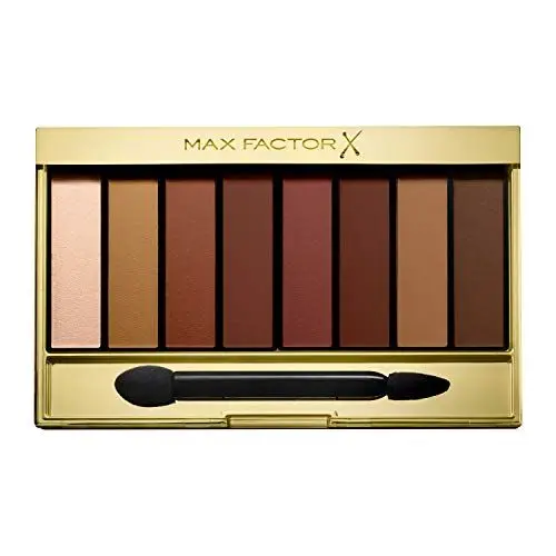 Produktbild: Max Factor Masterpiece Nude Palette Matte Sunset 07 – Lidschatten-Palette mit 8 bräunlichen Tönen mit seidig-mattem und schimmerndem Finish
