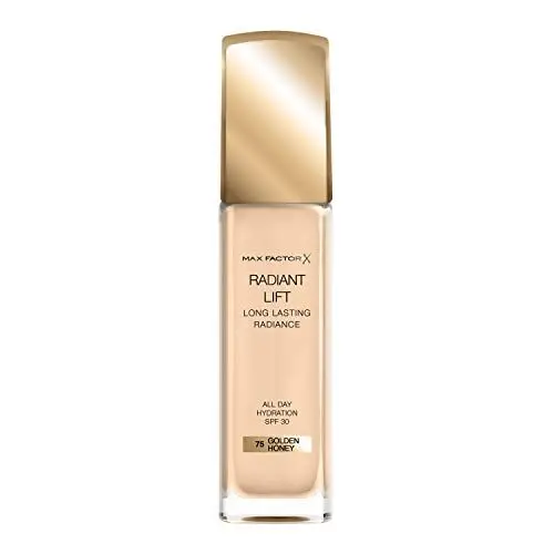 Produktbild: Max Factor Radiant Lift Foundation in 75 Golden Honey – Cremig weiches Make-up für ein atemberaubendes Finish – Für ein strahlendes Aussehen