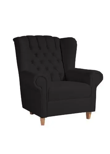 Produktbild: Max Winzer 23312-1100-2070140 Sessel Valeska, Kunstleder, schwarz