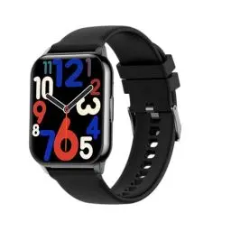 Produktbild: Maxcom - FW25 Arsen Pro Smartwatch - Männer - Damen - Unisex - Fitnessuhr - mit Blutdruck-, Herzfrequenz-, Schlafüberwachung und Schrittzähler - Eckig - Elegant - mit Gummiband Schwarz