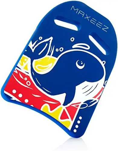 Produktbild: MAXEEZ® Schwimmbrett für Kinder (ab 15 kg) - Schwimmhilfe zur Verbesserung des Schwimmstils - Schwimmlernhilfe mit idealem Auftrieb - kein Aufsaugen von Wasser - speziell für Kinder 3-10 Jahre