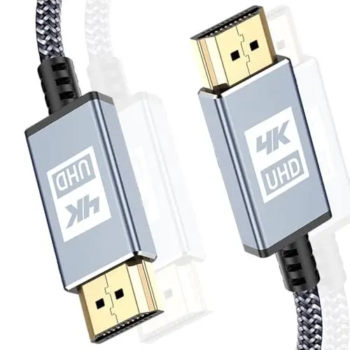 Produktbild: MAXGROUP 4K HDMI Kabel 2M (4K@60Hz,HDMI 2.0,18Gbps) Ultra HD HDMI Kabel Highspeed Support 4K 3D HDR UHD 2160p 1080p Ethernet ARC, kompatibel mit TV, Blu-Ray, PS4/3, Xbox, Projector, Soundbar, PC