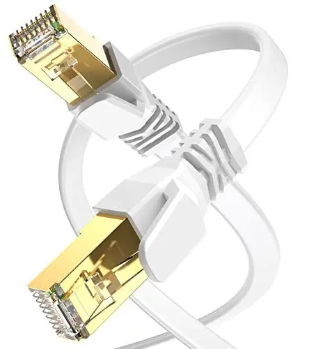 Produktbild: MAXGROUP Cat 8 LAN Kabel 5m,40Gbps 2000MHz Netzwerkkabel S/FTP Ethernet HochgeschwindigkeitsGigabit RJ45 Lylon, Geflochtener Patchkabel mit Vergoldung für PS5 PS4 Router Modem TV Switch Laptop
