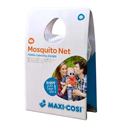 Produktbild: Maxi-Cosi Insektenschutz für Babyschale, Mückennetz für alle Maxi-Cosi Baby Autositze (wie z.B. Rock, Pebble Plus, Cabriofix, Citi uvm.), feinmaschiges Moskitonetz mit Gummizug und Trageöffnung