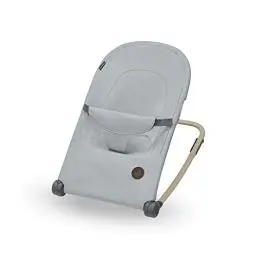 Produktbild: Maxi-Cosi Loa Babywippe, ultrakompakt zusammenklappbare, leichte Babywippe, 2 Liegepositionen, tragbare Babywippe aus 100% Recyclingmaterialien, 0 bis ca. 6 Monate, 0–9 kg, Beyond Grey