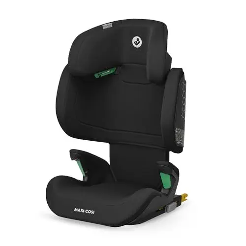 Produktbild: Maxi-Cosi RodiFix M i-Size, Kindersitz mit hohem Rücken, 3,5–12 Jahre, 100–150 cm, ISOFIX-Kindersitz, G-CELL Seitenaufprallschutz, verstellbare Höhe, schnelles und einfaches Anschnallen, Basic Black