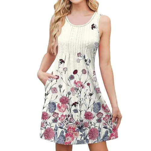 Produktbild: Maxikleid Langarm Kleid Hochzeit Gast Rotes Damen Plisseerock Outfit Elegant Sommerkleider Knielang A Linie Festlich mit Spitze Rosa 2XL