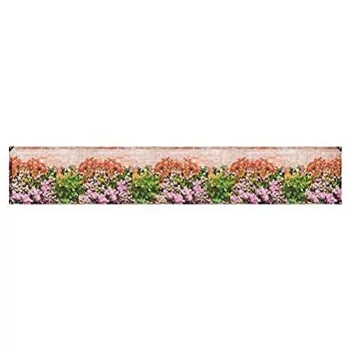 Produktbild: Maximex Sichtschutz Mauer-Blumen 5 m - Inkl. 25 extra langen Kabelbindern, Polyethylen, 85 x 500 cm, Mehrfarbig