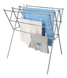 Produktbild: Maximex Teleskop-Wäschetrockner Edelstahl, rostfrei, von 54 bis 92cm ausziehbar, die Gesamttrockenlänge beträgt 7,78 m, standfeste Ausführung, aus rostfreiem Edelstahl