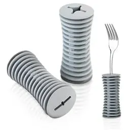 Produktbild: Maximex Universal Griffverdickung 4er-Set, innovative Griffverdickung für Senioren & Menschen mit Feinmotorik Problemen, Selbständiges Greifen von Gegenständen, für Zahnbürste, Stifte, Besteck usw.