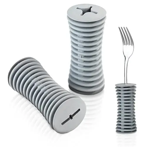 Produktbild: Maximex Universal Griffverdickung 4er-Set, innovative Griffverdickung für Senioren & Menschen mit Feinmotorik Problemen, Selbständiges Greifen von Gegenständen, für Zahnbürste, Stifte, Besteck usw.