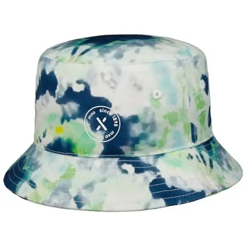 Produktbild: maximo Tie Dye Bucket Kinderhut Stoffhut Sommerhut Sonnenhut Fischerhut Strandhut (53 cm - grün)