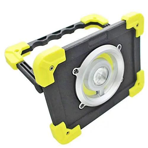 Produktbild: MAXIMUS 20 Watt LED Arbeitsleuchte - Stehende Arbeitsleuchte Taschenlampe mit 1200 Lumen Leistung und 160 Strahlabstand - USB Wiederaufladbare Arbeitsscheinwerfer Taschenlampe