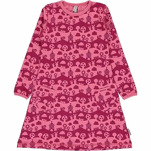 Produktbild: Maxomorra Dress LS Pink Landscape, 98/104