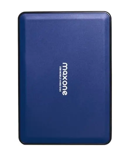 Produktbild: Maxone Externe Festplatte tragbare 500GB -2,5Zoll USB 3.0 Backups HDD Tragbare für TV,PC,Mac,MacBook, Chromebook, Xbox One, Wii u,PS4, Laptop,Desktop,Windows（Blau 500GB）