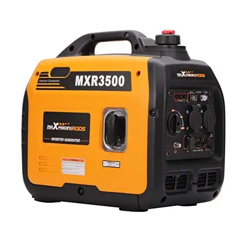 Produktbild: maXpeedingrods Inverter Stromerzeuger 3300W Stromgenerator Benzin Superleise 4 Takt mit USB und 230V Steckdosen Leicht als Notstromaggregat Backup Stromausfälle für Camping Wohnwagen Garage Baustelle