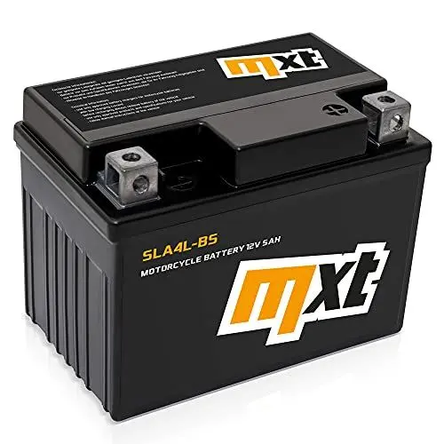Produktbild: Batterie 12V 5Ah SLA4L-BS Maxtuned Rollerbatterie, wartungsfrei versiegelt vorgeladen ähnlich YTX5L-BS YB4L-B YTX4-BS