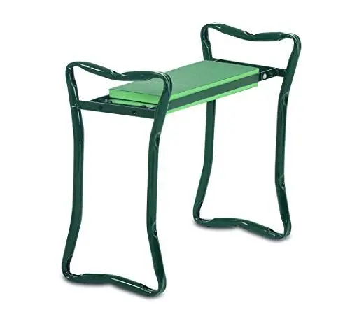 Produktbild: maxVitalis 2in1 Knie- und Gartenbank I 1 Tasche I faltbar I Kniekissen I rückenschonende Gartenarbeit I Traglast von 110 KG I LBT 40x15x41 cm