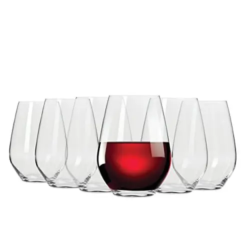 Produktbild: Maxwell & Williams Vino Stiellose Rotweingläser 6er Set, 540ml, Geschenkkarton