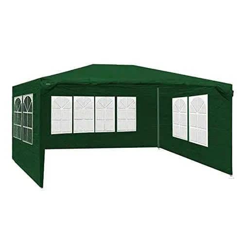 Produktbild: MaxxGarden Pavillon 3x4 m – Gartenzelt - Partyzelt - Pavillon Wasserdicht Stabil Winterfest - Gartenpavillon - Faltpavillion - 4 Seitenteilen - Grün