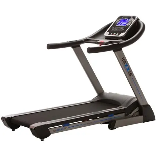 Produktbild: Maxxus Laufband RunMaxx 8.1 elektisch u. klappbar 20 km/h – Heimtrainer 2,75 PS LCD-Display mit APP-Steuerung u. Pulsmessung 16 Steigungen und 150 x 51 cm Lauffläche gedämpft
