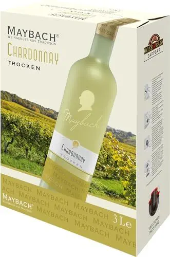 Produktbild: Maybach Chardonnay trocken (1 x 3 l) Bag-in-Box