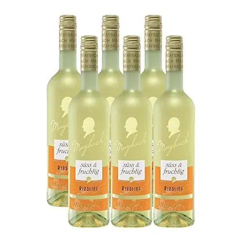 Produktbild: Maybach Riesling QbA süß und fruchtig (6 x 0.75 l)