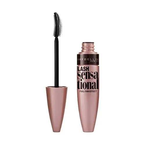 Produktbild: Maybelline Lash Sensational Voller-Wimpern-Fächer Mascara in Black, definiert jede einzelne Wimper, mit spezieller Wimpern-Entfalter-Bürste, extrem schwarze Pigmente, 9,5 ml