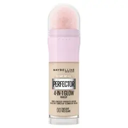 Produktbild: Maybelline New York 4-in-1 Make Up mit Concealer, BB Cream, Highlighter und Primer, für einen perfekten Teint, Foundation mit leichter Deckkraft, Instant Perfector Glow, Nr. 00 Fair Light, 20 ml
