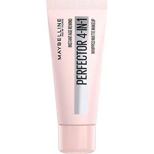 Produktbild: Maybelline New York 4-in-1 Make Up mit Concealer, BB Cream, Puder und Primer, für einen perfektionierten Teint, Foundation mit leichter Deckkraft, Instant Perfector Matte, Nr. 01 Light, 30 ml