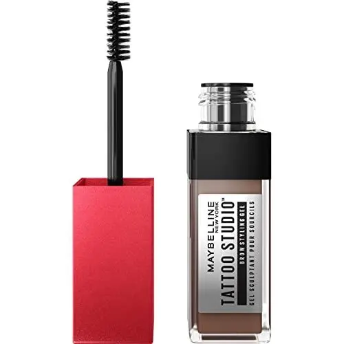 Produktbild: Maybelline New York Augenbrauengel, Für dichter aussehende und geformte Augenbrauen, Wischfest und wasserfest, Tattoo Brow 36H Styling Gel, Nr. 255 Soft Brown, 6 ml