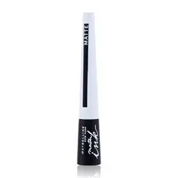 Produktbild: Maybelline New York Eyeliner Master Ink Matte Black/Konturenstift Schwarz, optimale Farbdosierung mit mattem Finish, 1 x 3 g
