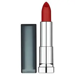 Produktbild: Maybelline New York Make-Up Lippenstift Color Sensational Creamy Mattes Lipstick Siren in Scarlet/Elegantes Rot mit mattierendem Finish, 1 x 5 g