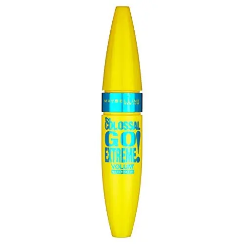 Produktbild: Maybelline New York Mascara Volum' Express The Colossal Go Extreme Very Black Waterproof/Wasserfeste Wimperntusche schwarz inkl. Doppel-Pump-Wimpernbürste, 1 x 9,5 ml