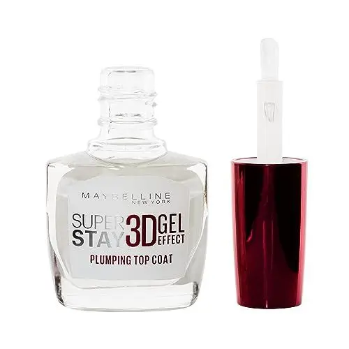 Produktbild: Maybelline New York Nagellack, Transparenter Überlack, Super Stay 3D Gel Effect Plumping Top Coat, 10 ml