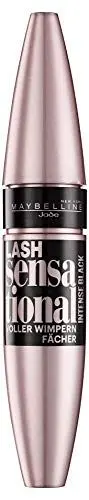 Produktbild: Maybelline New York Schwarze Wimperntusche für Volumen und Definition, Lash Sensational Mascara, Intense Black (Schwarz), 1 x 9,5 ml