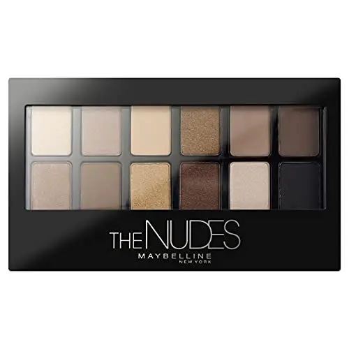 Produktbild: Maybelline New York The Nudes Lidschatten Palette, 12 Farben in einer Lidschattenpalette, viele Kombinationsmöglichkeiten für den angesagten Nude Look