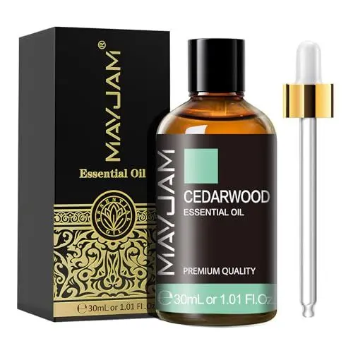 Produktbild: MAYJAM Zedernholz Ätherisches Öl 30ML, Zedernholzöl für Diffusor, Luftbefeuchter, DIY, Home，Wardrobes