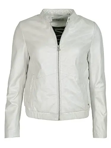 Produktbild: MAZE Damen Lederblouson 42021247 White Metallic S